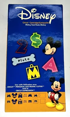 Cricut Cartridge Disney Mickey Font 29-0381 • $19.99