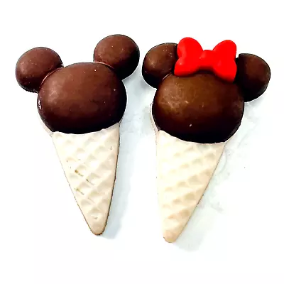 Disney Vacation Earring Ice Cream Cone Mickey Minnie Stud Women And Girls New • $5