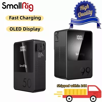 SmallRig VB99/VB50 V-Mount PD Fast Charging Power Bank Camera Battery • $595.90