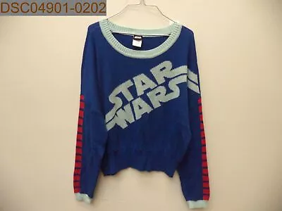 NWT Women's Star Wars Crewneck Sweater Blue XL 4JSWC0667 490060314023 • $11.98