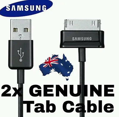 2x GENUINE Samsung Galaxy Tab 2 P3100 P3110  Tablet USB Data Charger Cable • $13.99