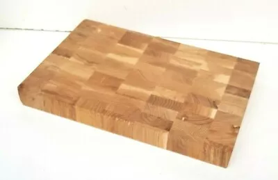 £28 • Buy Solid Oak Chopping Board Cutting Board Butchers Block 38x25x4 Cm End Grain