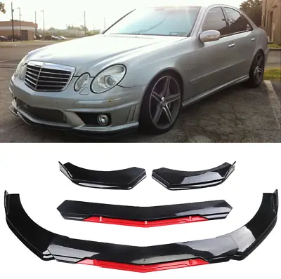 Front Bumper Lip Splitter Spoiler Body For Mercedes Benz W211 E500 E350 E55 AMG • $84.70