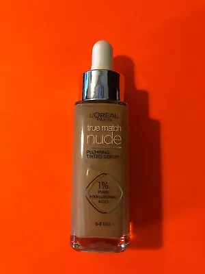 L'OREAL - True Match Nude Plumping Tinted Serum - 6-7 Tan - 30ml - New • £7.99