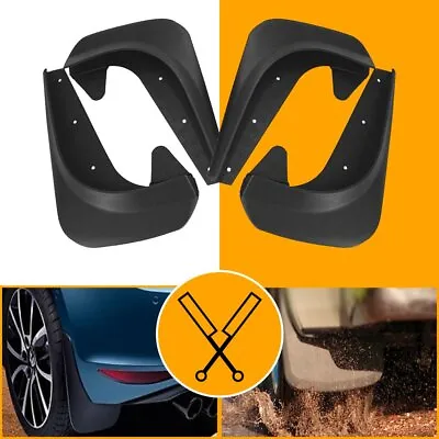 $24.99 • Buy 4X Universal Black Car Mud Flaps Splash Guards For Car Auto Accessories Parts ED