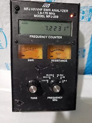 Mfj-259 Hf/vhf Swr Antenna Analyzer For Parts • $115