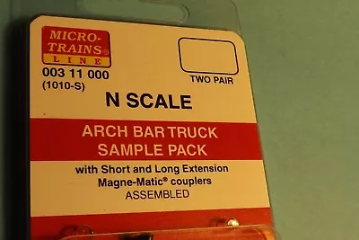 N Scale Micro-Train Couplers  ARCH BAR SAMPLE PACK  (1010-S) # 003 11 000 • $16