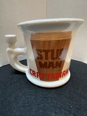 Vintage Craftsman Tools Stud Man Mechanic Coffee Mug  16 Oz EUC USA Made USA • $18.99