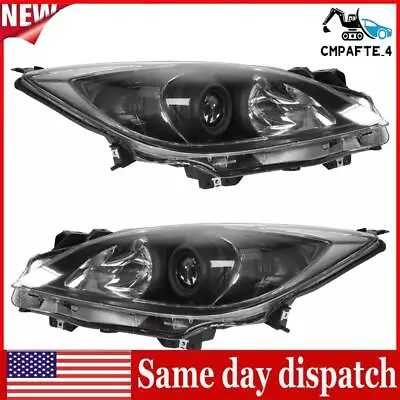 For 2010-2013 Mazda 3 Sport Headlight Set Left Right Pair Headlamp MA2518130 • $146.46