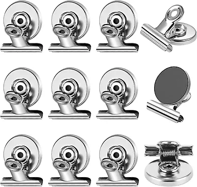 Magnetic Clips 12 Pcs Heavy Duty Refrigerator Magnet Clips Fridge Magnets Strong • $11.99