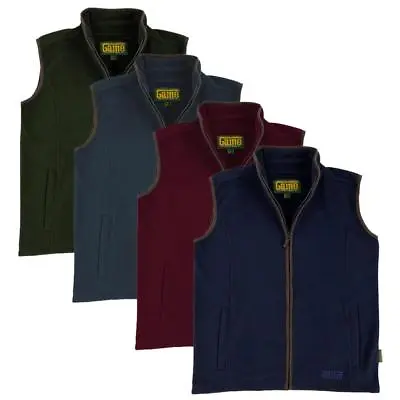 Game Mens Stanton Waistcoat Country Fleece Bodywarmer Gilet Vest Jersey Zipper • £24.95