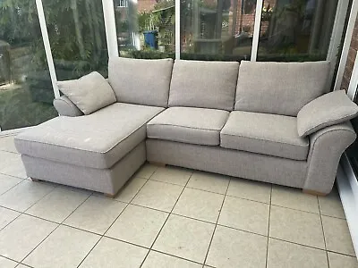 £650 • Buy Next Natural Chunky Weave Corner Sofa