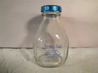 Vintage Ayrshire Farm 16 Oz Milk Bottle Upperville Virginia Bank Stanpac • $11.84