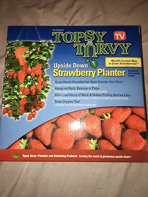 Topsy Turvy~Upside Down Strawberry Planter~15 Quarts Hanging Vertical Garden New • $22.99