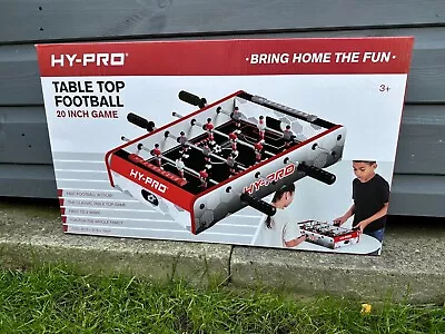 Hy-Pro Table Top Football Game Kids 2 Player Indoor Game Fun RED BRAND NEW • £16.99