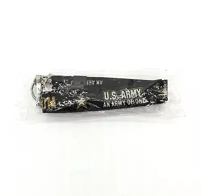 🇺🇸  US ARMY LANYARD/Key Chain/Neck Strap/ID Holder - Black - Army Of One NEW • $7.51