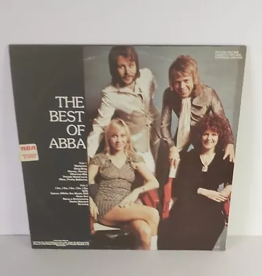 ABBA - The Best Of ABBA 12  Vinyl Record 1975 • $14.99