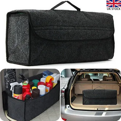 £8.38 • Buy Boot Organiser Large Car Vehicle Carpet Storage Bag Tool Travel Tidy Portable UK