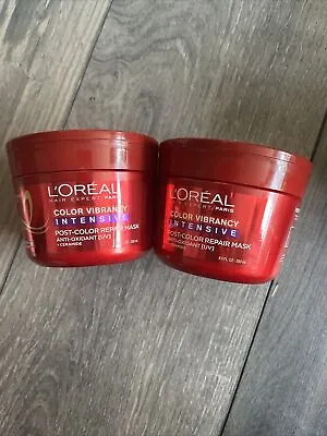 2 Pack L'Oreal Paris Hair Expert Color Vibrancy INTENSIVE Post-Color Repair Mask • $15.99