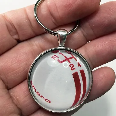 $12.95 • Buy Vintage Chevrolet Camaro Chevy 4 Speed Shifter Knob Image Reproduction Keychain