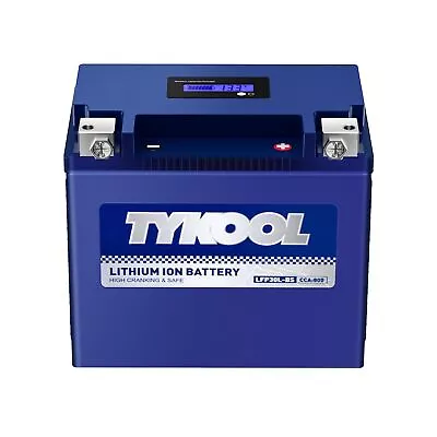 TYKOOL YTX30L-BS YIX30L-BS Lithium LiFePO4 Motorcycle Battery12V 18Ah800CCA... • $306.11