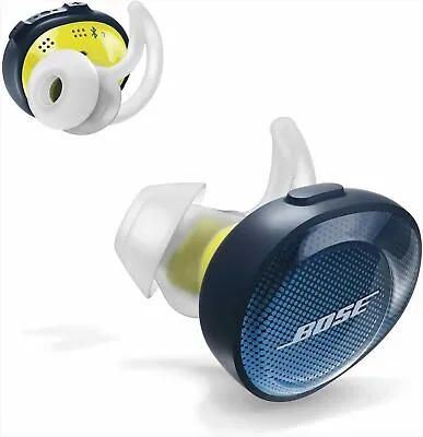 BOSE SoundSport Wireless Earphone Midnight Blue/Yellow Citron From Japan (USED) • $207.49