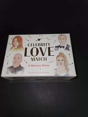Celebrity Love Match Memory Card Game Sealed New NIB Joanna Henly 2018 • $13.95
