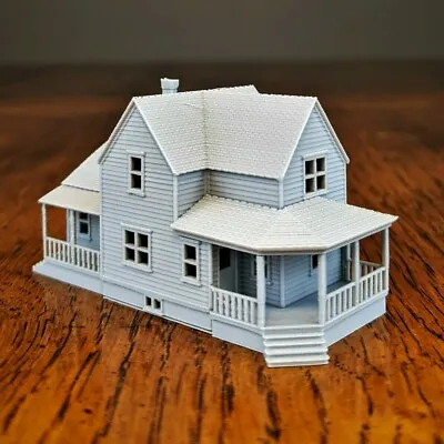 Z-Scale - Sears Silverdale 1920s Kit Home - 1:220 Scale Building House • $17.99