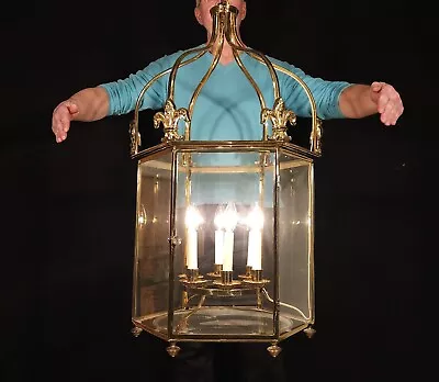 Massive 1970s Virginia Metalcrafters CW Governor's Palace Lantern K12892 • $2750