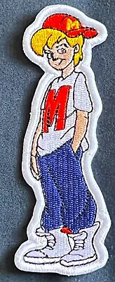MIGHTY MAX Embroidered Logo Figure Patch Action Emblem Mini Toy 90s Retro Hat • $11