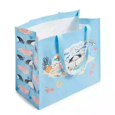NEW VERA Bradley BEACH TREASURES Market Tote RECYCLABLE Shopping Or Gift Bag • $13.75