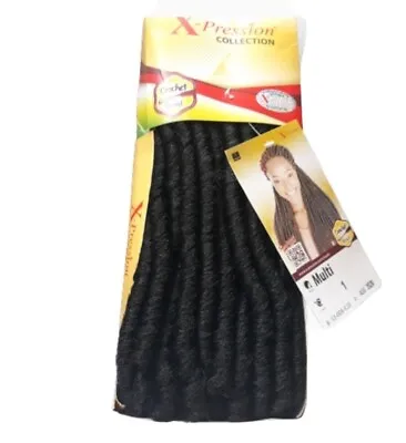 £6.75 • Buy Multi Expression Crochet Xpression Pick & Drop Hair Extension | Colour 1