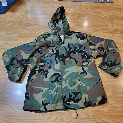 NWT US Military Cold Weather Field Jacket Coat Woodland Camo  Extra Large Regula • $70