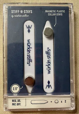 Wurkin Stiffs 2.5  STIFF-N-STAYS Magnetic PLASTIC Collar Stays • $11.49