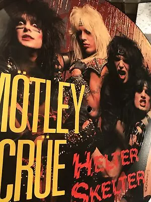 Motley Crue  Helter Skelter  Glam Metal Hard Rock LP Elektra Promo Picture Disc • $75.01