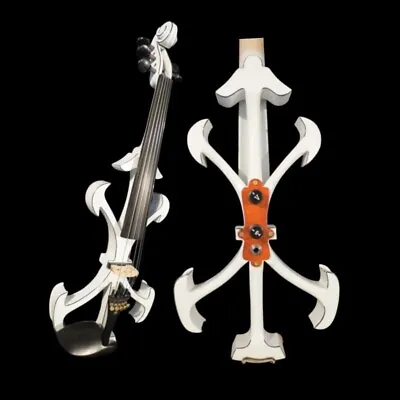 Newly Model SONG Brand Top Art Crazy-2 White Color 5 Strings 4/4 Electric Violin • $473.79