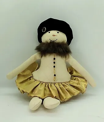 $23 • Buy Woof And Poof Doll With Faux Fur Beret Beads