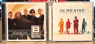 Newsboys & Revive Cd Lot ~ 8 Great Hits & Chorus Of The Saints ~ Shine ~ Reality • $11.95