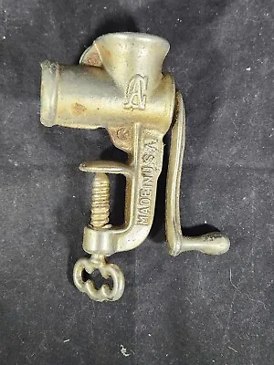 Vintage Mini Miniature Meat Grinder Made In USA Toy Dolls Kitchen • $16.95