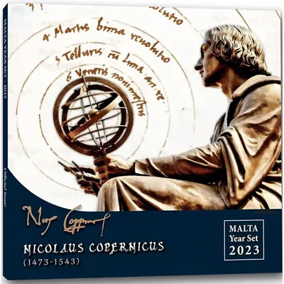 2023 Malta 9-Coin Euro BU Set Incl. € 2 Euro Birth Of Copernicus 550 Years • $49.25