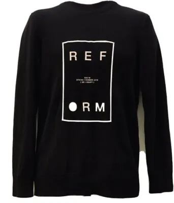 H&M Sweater Womans Small Reform Black • $13
