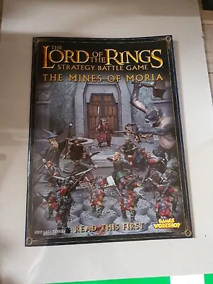 Lord Of The Rings The Mines Of Moria (Read This First Book) - Games Workshop • £20