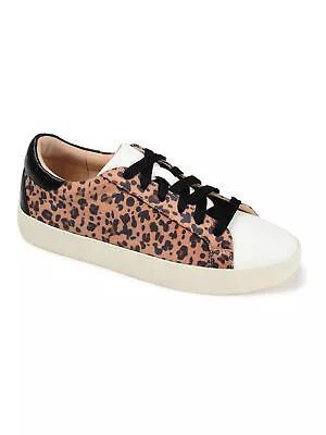 JOURNEE COLLECTION Womens Leopard Brown Erica Toe Platform Sneakers 8 • $20.99