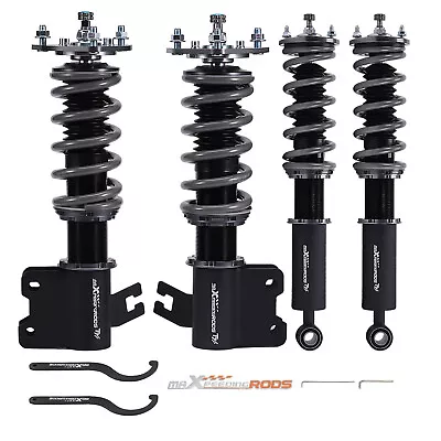 24 Step Adj. Damper Coilovers Suspension Lowering Kit For Nissan 89-94 240SX S13 • $465