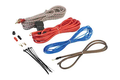 £24.99 • Buy Vibe Critical Link 10 Awg Guage 750w Amp/amplifier Wiring Kit Power Rca Fuse