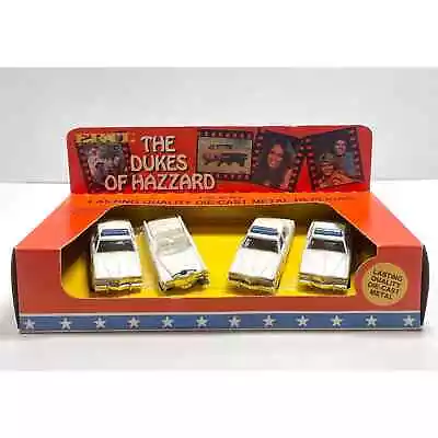 Ertl Dukes Of Hazzard 4 Car Set 1:64 Diecast Boss Hog Cadillac Police 1981 • $64.95