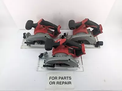 Lot Of 3 | Milwaukee 2630-20 M18 6 1/2   Circular Saw (Tool Only) | FOR PARTS • $109.84