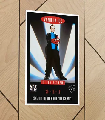 Vanilla Ice - To The Extreme /  Ice Ice Baby  Promotional 11 X17  Glossy Poster • $13.99