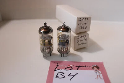 $10 • Buy Pair (2) Amperex United Holland ECC81 12AT7 Vacuum Tube Guitar Amp Tested  B4