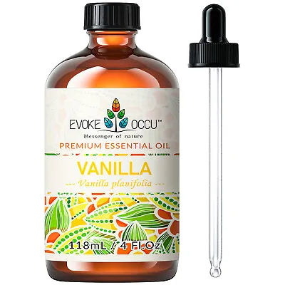 118ml Vanilla Essential Oil Pure Natural Diffuser Aromatherapy Massage Fragrance • £10.99